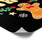 Poster Eating Christmas Cookies For Two - Pregnancy Revea (Coin)