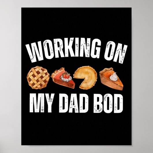 Poster Eating E For Two And Working On My Dad Bod  (Devant)