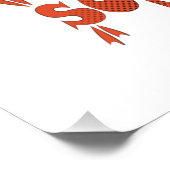 Poster Eating is my superpower red cloak pug comic style  (Coin)