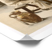 Poster Eating Soup at the Barracks, from 'L'Estampe Moder (Coin)