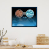 Poster Eau (Cuisine)