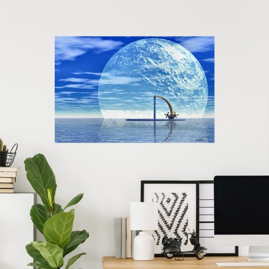 Poster Eau (Bureau à domicile)