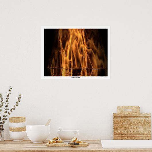 Poster Eau (Cuisine)