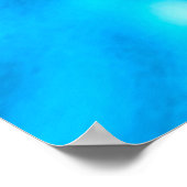 Poster Eau aqua tunnel liquide (Coin)