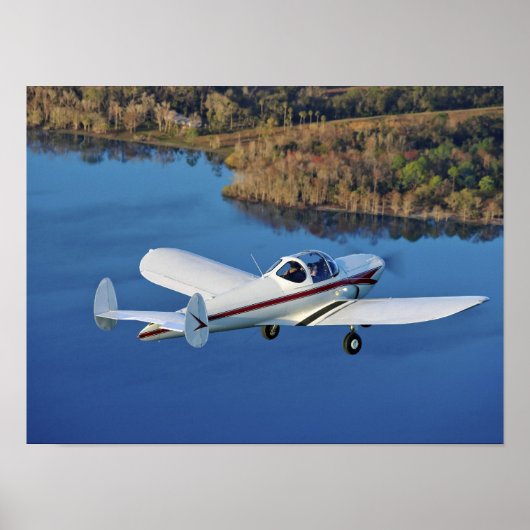Poster Eau bleue Ercoupe (Devant)