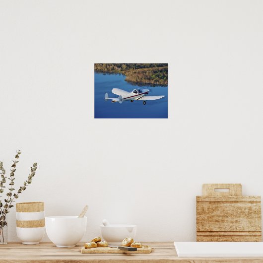 Poster Eau bleue Ercoupe (Cuisine)
