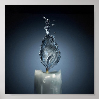 Poster Eau brûlante