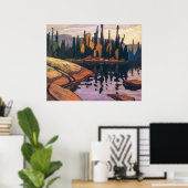 Poster Eau Chatoyante | Lawrence Harris | (Bureau à domicile)