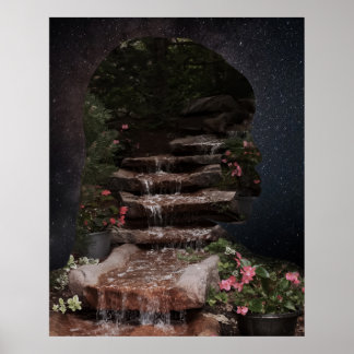 Poster Eau courante