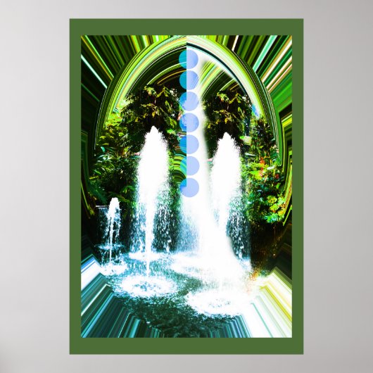 Poster Eau dans la nature (Devant)