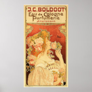 Poster EAU DE COLOGNE PARFUMERIE Perfume Privat Livemont