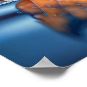 Poster Eau de feuilles Calme Nature Tranquille Saison pai (Coin)