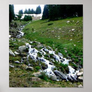 Poster Eau de fonte du Colorado