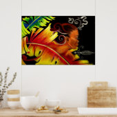 Poster Eau de la flamme II (Cuisine)