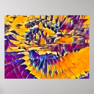 POSTER EAU DE LA RIVIÈRE