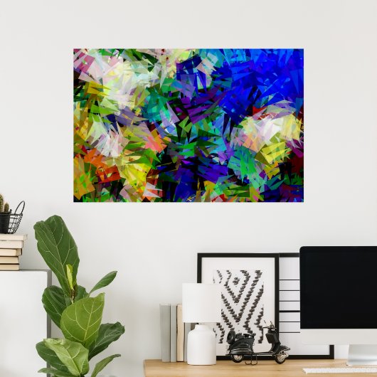 POSTER EAU DE LA RIVIÈRE (Bureau à domicile)