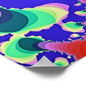 POSTER EAU DE LA RIVIÈRE SWIRLING (Coin)