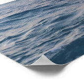 Poster Eau de mer de près (Coin)