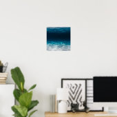 Poster Eau de mer sous la mer (Bureau à domicile)