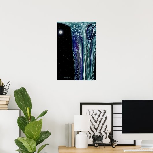 Poster " EAU DE NUIT " par : Robert Singletary (Bureau à domicile)