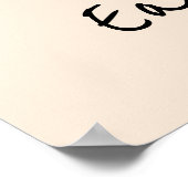 Poster Eau de parfum Français Bouteille de parfum (Coin)