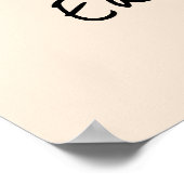 Poster Eau de parfum Français Mode bouteille de parfum (Coin)