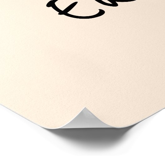 Poster Eau de parfum Français Mode bouteille de parfum (Coin)