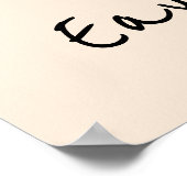 Poster Eau de parfum Illustration de mode parfum français (Coin)