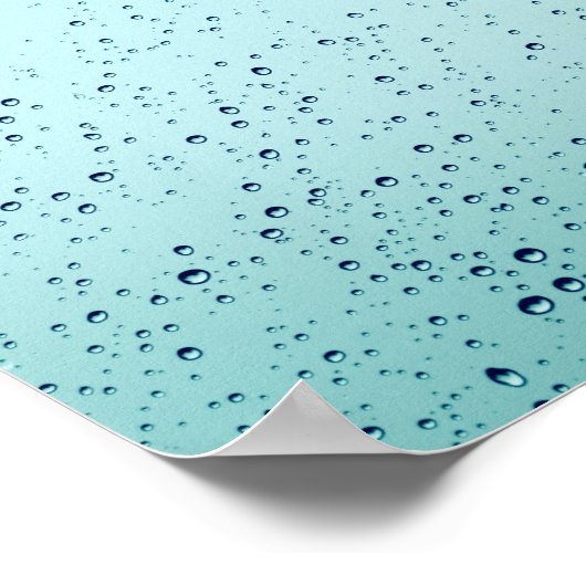 Poster eau de pluie (Coin)