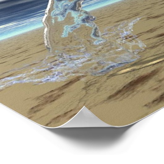 Poster Eau de pourage pleine (Coin)