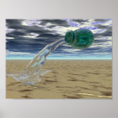 Poster Eau de pourage pleine (Devant)