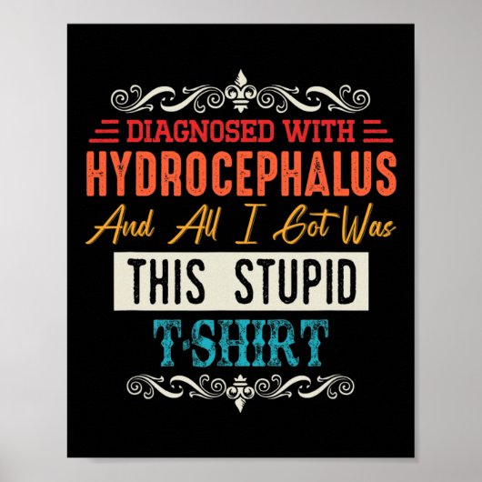 Poster Eau De Sensibilisation Sur Le Cerveau Liée (Devant)