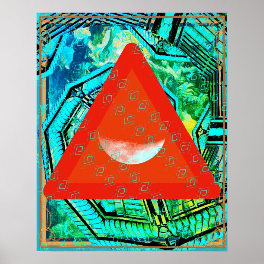 Poster Eau élémentaire dans l'aide de la méditation d'inc (Devant)