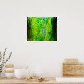 Poster Eau et encre 1, (Cuisine)