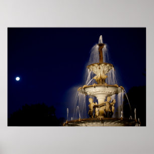 Poster Eau Fontaine Paysage Cityscape Nature Paysage