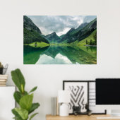 Poster Eau | Lac Alpes suisses (Bureau à domicile)