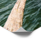 Poster Eau | Maisons sur pilotis au-dessus de l'eau (Coin)