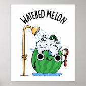 Poster Eau Melon Funny Watermelon Pun (Devant)