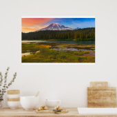 Poster Eau | Parc national du Mont Rainier, Washington (Cuisine)