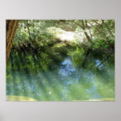 Poster eau psychédélique (Devant)