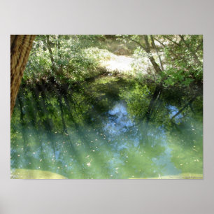 Poster eau psychédélique