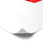 Poster Eau rouge (Coin)