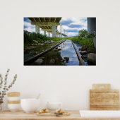 Poster Eau Sous Le Pont (Cuisine)