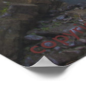 Poster Eau sous le pont Imprimer avec versets d'écriture (Coin)