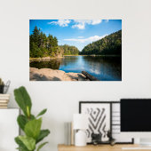 Poster Eau | Spruce Lake Québec, Canada (Bureau à domicile)