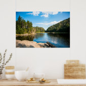 Poster Eau | Spruce Lake Québec, Canada (Cuisine)