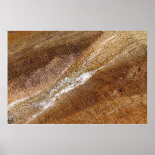 Poster Eau sur du granit au torrent de Franconia Notch