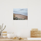 Poster Eau sur la couleur Lakeshore 16x20 (Cuisine)