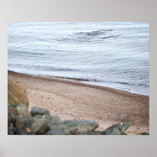 Poster Eau sur la couleur Lakeshore 16x20