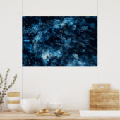 Poster Eau tambour bleu (Cuisine)